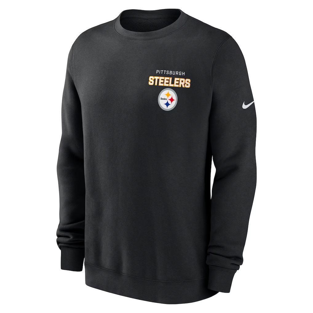 2026 NFL Pittsburgh Steelers round-neck sweatshirt 01->pittsburgh steelers->NFL Jersey